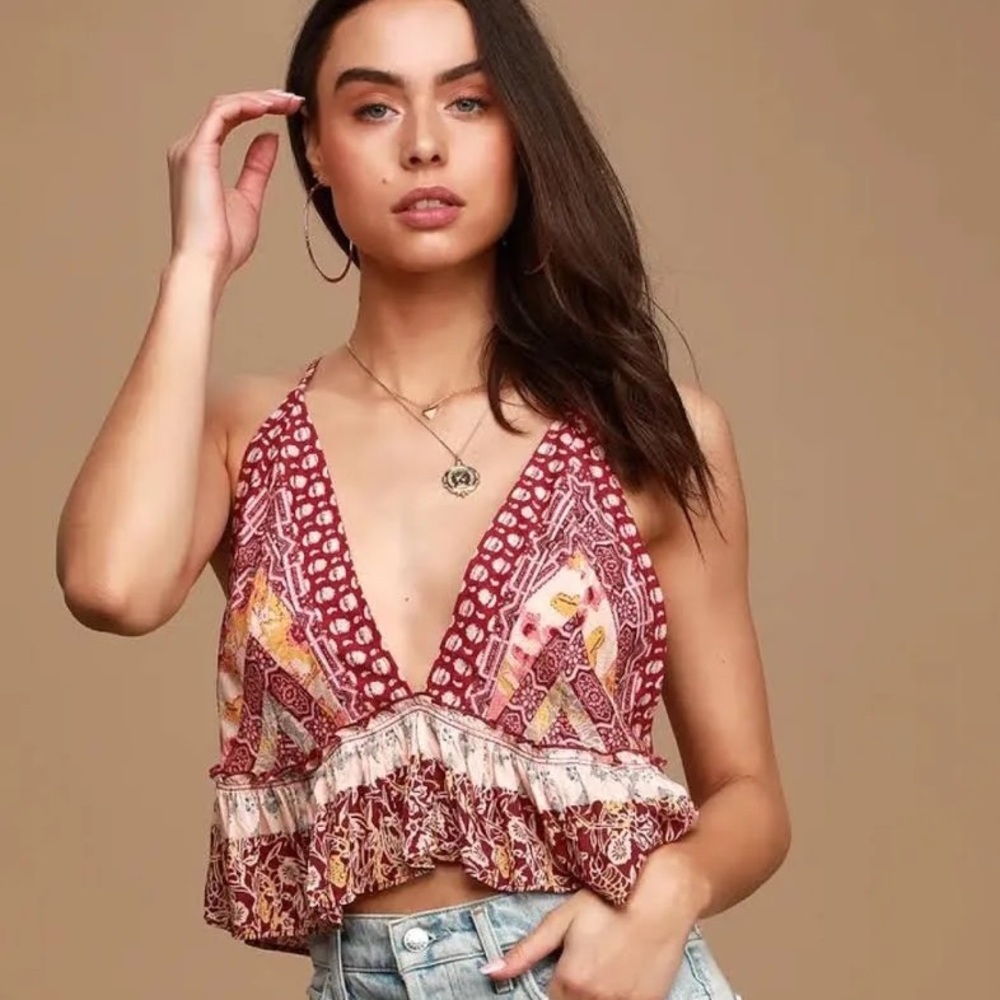NWT Free People Brighter Than Sunshine tank top